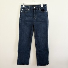 Quince Women's Dark Wash Stretch Denim Jeans, Size XL — listing 3