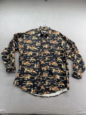 Roughrider by Circle T Vintage Western Snap Shirt, Americana Stars & Stripes Medium — listing 4