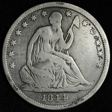1844 Seated Liberty Quarter (No Motto, QUAR. DOL. reverse) — listing 4