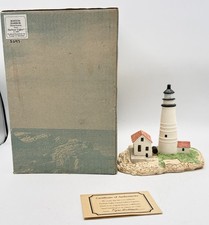 Harbour Lights Skeletal Screwpile Lighthouse Figurine with Keeper's Cottage — listing 6
