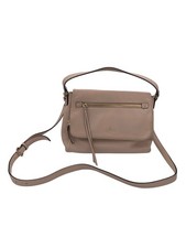 Kate Spade Red Ostrich-Embossed & Cream Leather Crossbody Flap Bag — listing 4