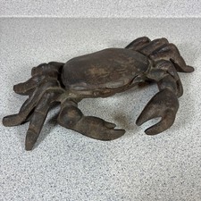 Cast Iron Crab Figural Bottle Opener / Decorative Nautical Accent