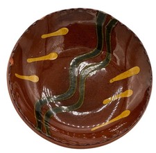 Lester Breininger Redware Pottery Plate - South Heidelberg Township 75th Anniversary 1914-1989