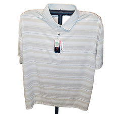 Grand Slam Performance Men's Striped Golf Polo Shirt 4XB — listing 6