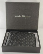 Salvatore Ferragamo Black Quilted Leather Kisslock Wallet — listing 2