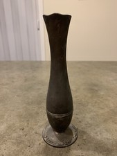 Pair of Mid-Century Silver Plated Bud Vases with Handles — listing 3