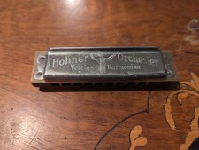 Vintage Hohner Orchester I Vereins-Harmonika, Key of B, with Original Box — listing 3