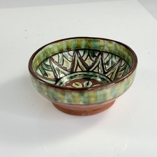 Bulgarian Troyan Redware Pottery Vase with Peacock Eye Drip Glaze — listing 5
