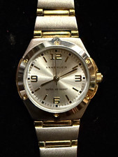 Anne Klein Women's Gold-Tone Diamond Dial Dress Watch with Black Accents — listing 5