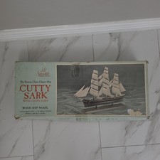 Cutty Sark Wooden Model Clipper Ship on Display Stand — listing 3