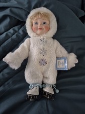 The Ashton-Drake Galleries Porcelain Snow Baby Dolls, Set of 4 — listing 2