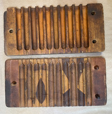 Antique Two-Part Wooden Cigar Mold, 20-Cavity Cigar Roller Press — listing 5
