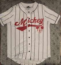 Disney Mickey Mouse Pinstripe Baseball Jersey — listing 5