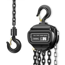 Manual Chain Hoist / Come-Along Chain Block with Hook, Heavily Rusted — listing 6