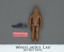 Vintage 1977 Kenner Star Wars Chewbacca 3.75" Action Figure with Green Bowcaster