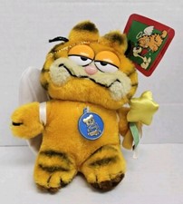 Vintage Garfield Angel Plush with Halo, Wings & Robe — listing 3