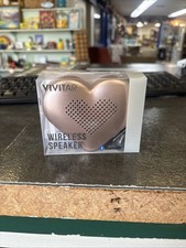 Vivitar Heart-Shaped Portable Bluetooth Speaker (Rose Gold) — listing 4