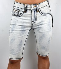 True Religion Rocco Super T Acid Wash Denim Shorts — listing 4