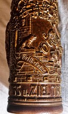 Vintage German-Style Ceramic Beer Stein with Relief Dancing Couple, "Lodge Dance 1958" Commemorative Inscription — listing 5