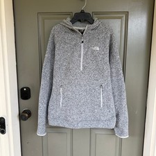 The North Face Women's Crescent Full-Zip Sweater Fleece Jacket, Light Grey Heather, Size XS — listing 5