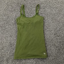 Abercrombie & Fitch Y2K Pink Lace-Trim Babydoll Cami Tank Top, Size S, listing 2