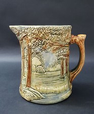 Hull Pottery Woodland W6 6.5" Ewer Pitcher with Lily Motif — listing 2