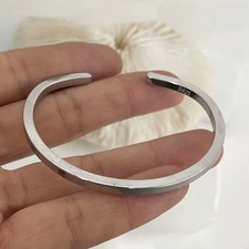 Sterling Silver Twisted Rope Bangle Bracelet, Mexico — listing 5