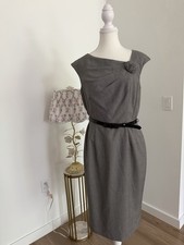 Jones Studio Woman Fuchsia Draped Jersey Dress with Rosette Detail, Size 16W — listing 4