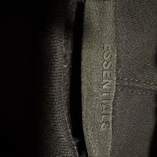Fear of God Essentials Fleece Sweat Shorts in Iron/Black — listing 3