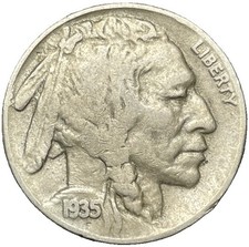 1935-S Buffalo Nickel (Indian Head Five Cents), San Francisco Mint — listing 5