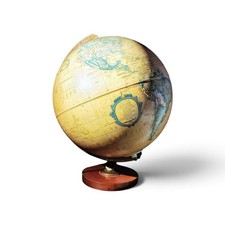 Vintage Desktop World Globe on Metal Dual-Axis Stand — listing 3