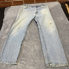 Vintage Levi's Orange Tab Light Wash Denim Jeans, Made in USA, Youth Size 10 — listing 6
