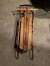 Flexible Flyer No. III Vintage Wooden Runner Sled — listing 2