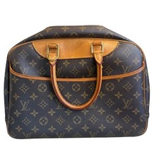 Lot of Monogram-Style Handbags Including Louis Vuitton Monogram-Pattern Bag (Authenticity Unverified) and Designer-Style Satchel