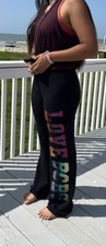 BCBG Max Azria Black Sequin Trousers with Satin Side Stripe — listing 2