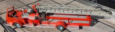 Vintage Model Toys Rossmoyne Aerial Ladder Fire Truck, Pressed Steel — listing 5