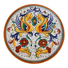 Deruta Raffaellesco Hand-Painted Italian Majolica Plate with Dragon Motif — listing 3