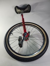 Vintage 20-inch Chrome Unicycle with Red Saddle — listing 6