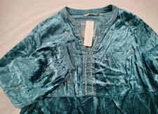 Soft Surroundings Red Velvet Long-Sleeve Top — listing 4