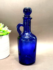Cobalt Blue Hand-Blown Glass Bud Vase, 4 inches, Made in Turkey — listing 2