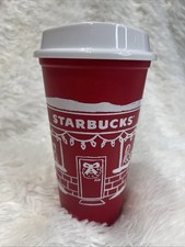 Starbucks Holiday Reusable Hot Cup 16oz with White Lid, Fair Isle Christmas Sweater Design — listing 3