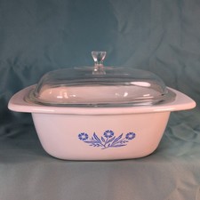 Vintage Corning Ware Blue Cornflower 1.75 Qt Saucepan/Casserole (P-1 3/4-B) — listing 6