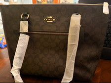 Coach Signature Zip Around Wallet in Navy Denim/Chalk — listing 5