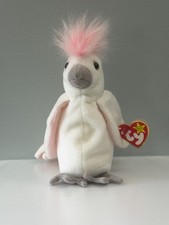 Ty Beanie Baby "Kiwi" the Cockatoo (White Bird with Pink Crest) — listing 4