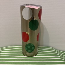 Kate Spade New York Stainless Steel Christmas Ornament Tumbler — listing 6