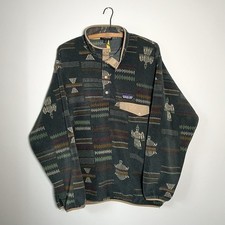 Patagonia Micro D Snap-T Pullover Fleece with Aztec/Geometric Print — listing 5