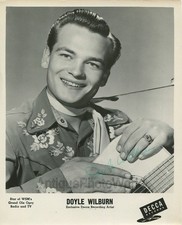 The Wilburn Brothers (Teddy & Doyle) Signed Decca Records Promotional Photo, WSM Grand Ole Opry, 8x10 Black & White, circa 1950s — listing 4