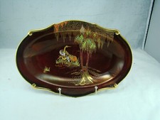 Carlton Ware Rouge Royale Demitasse Cup & Saucer with Gilt Grapevine Decoration — listing 4