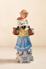 Vintage Bisque Porcelain Boy and Girl Couple Figurine on Filigree Base — listing 4