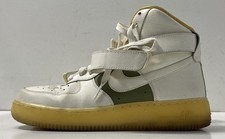 Nike Air Force 1 High Mid-Top Sneakers, Green and White Colorway, listing 4